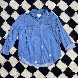 American Eagle button up